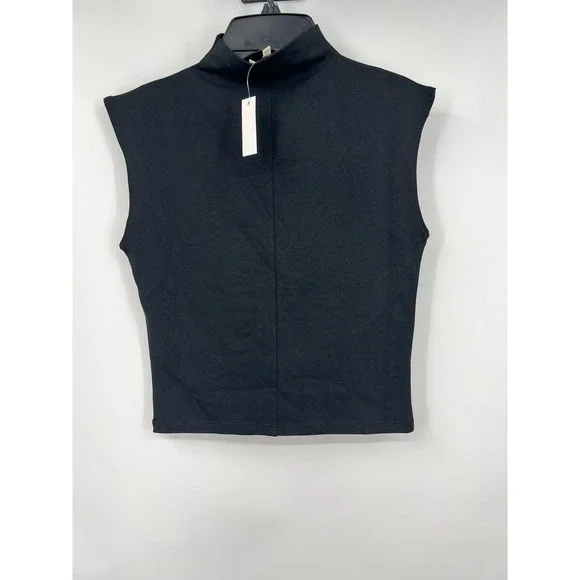 Madewell FunnelNeck Cropped‎ Muscle Tee Size L - Picture 4 of 5